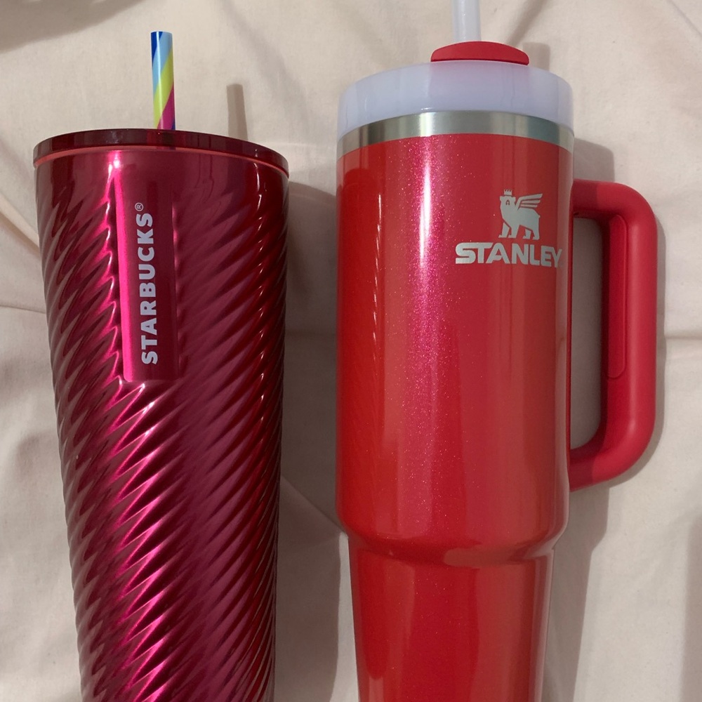 Starbucks and Stanley Red Tumbler